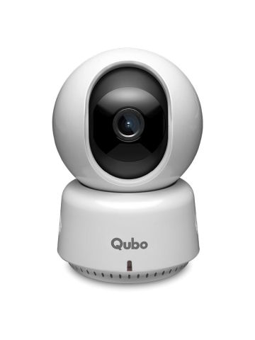 QUBO HCP01 360 Degree 1080p Full HD Wi-Fi Smart Camera with Intruder Alarm, Full Color in Low Light, Two Way Talk