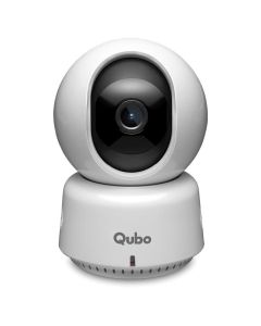 QUBO HCP01 360 Degree 1080p Full HD Wi-Fi Smart Camera with Intruder Alarm, Full Color in Low Light, Two Way Talk